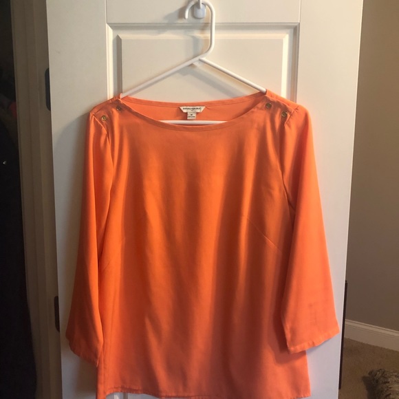 Banana Republic Orange blouse - Picture 1 of 7